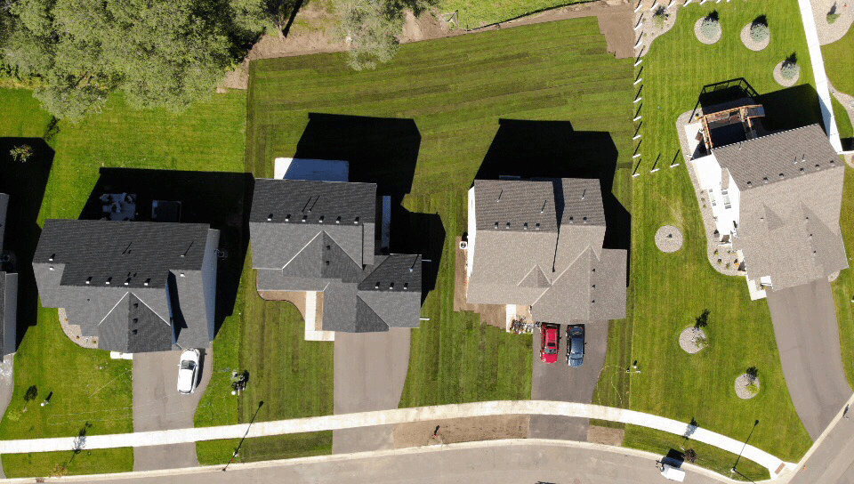 New Construction Neighborhood Sod